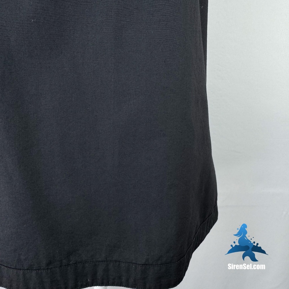 1274 J.Crew Pleated Ruffle Neck Sleeveless Blouse – Size 2 – Black - Picture 6 of 15